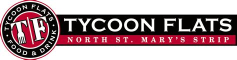 Tycoon flats - COVID update: Tycoon Flats has updated their hours, takeout & delivery options. 1187 reviews of Tycoon Flats "Their burgers are tasty for sure. The bean burger is similar to the Tostada Burger from Chris Madrid's although it's a lot lighter -- it has a lot less cheese, and fritos instead of a corn tortilla. 